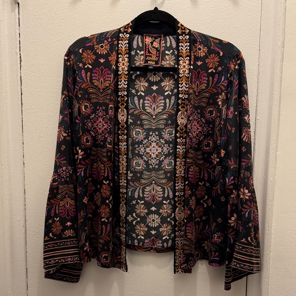 Johnny Was Silk Kimono